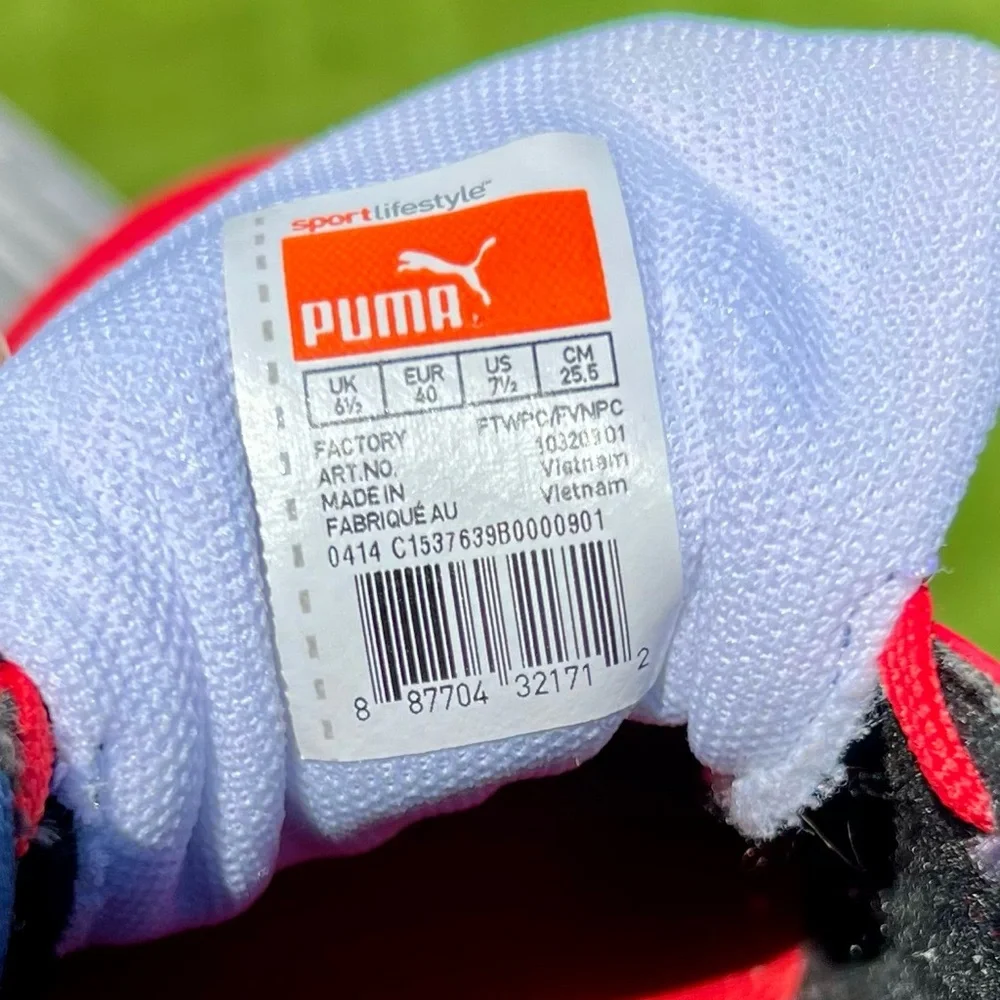 Puma Mens Red Arsenal Sneakers - Picture 4 of 7